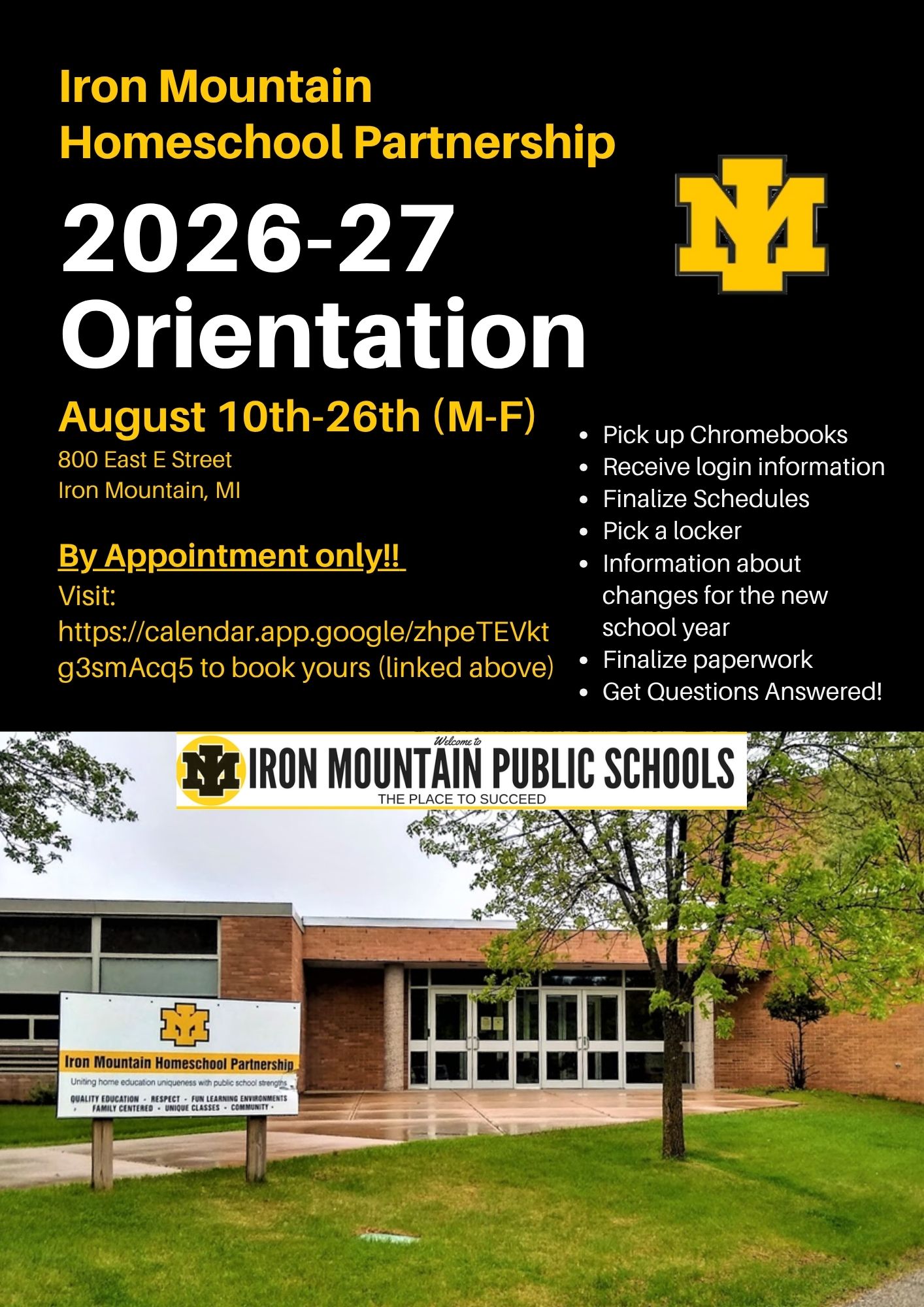 IMHP 2026/27 Orientation